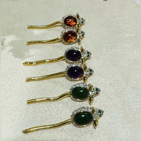 Jewelry - Vintage Mice Cabachon Brooches